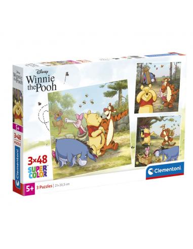 Puzzle Winnie the Pooh Disney 3x48pzs