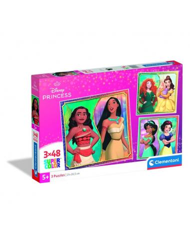 Puzzle Princesas Disney 3x48pzs