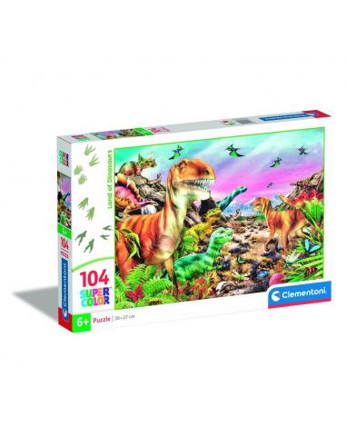 Puzzle Tierra de Dinosaurios 104pzs