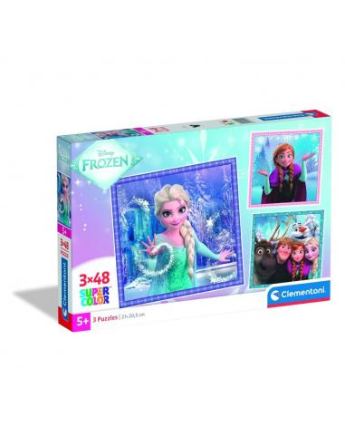 Puzzle Frozen Disney 3x48pzs