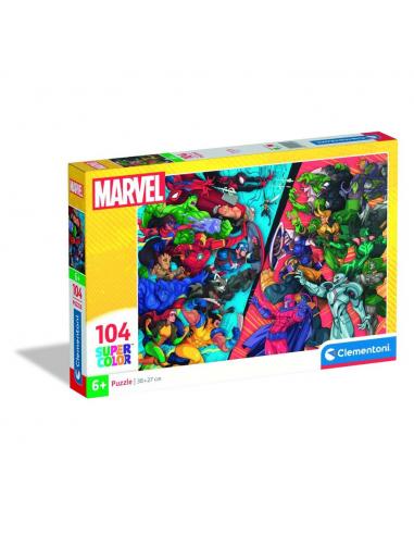 Puzzle Heroes vs Villanos Marvel 104pzs