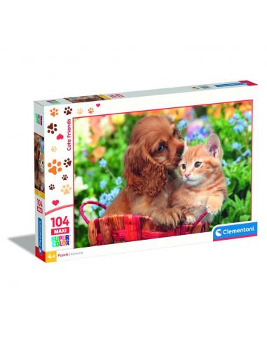 Puzzle maxi Amigos Simpaticos 104pzs