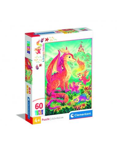Puzzle Familia Dragones 60pzs