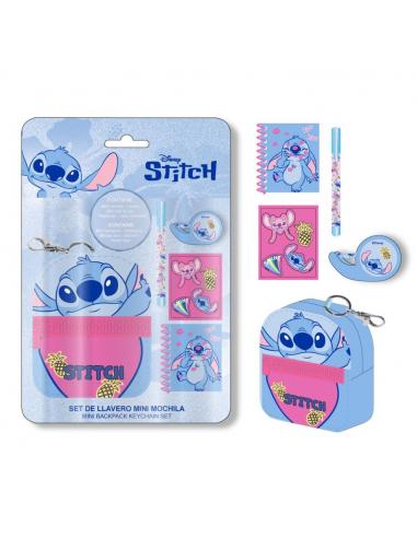 Set papaleria Mini Mochila Stitch Disney