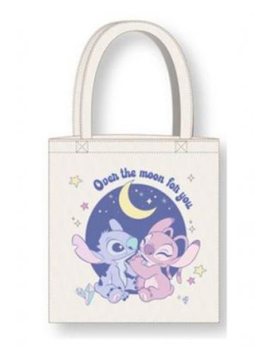 STITCH & ANGEL OVER THE MOON TOTE BAG 42X38 CM LILO & STITCH DISNEY