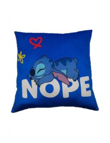 STITCH NOPE COJIN VELBOA 40X40 CM LILO & STITCH DISNEY