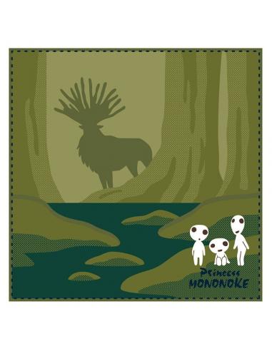Studio Ghibli Mini Toalla Expositor La princesa Mononoke Shadow of the Deer God 25 x 25 cm