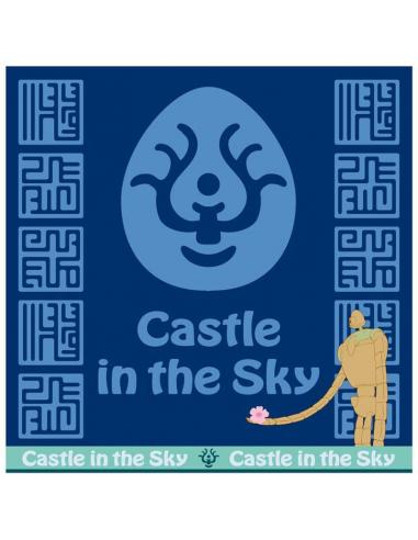 Studio Ghibli Mini Toalla Expositor El castillo en el cielo Volucite crystal Amulet 25 x 25 cm