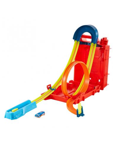Pista Bidon de AcrobaciasTrack Builder Hot Wheels