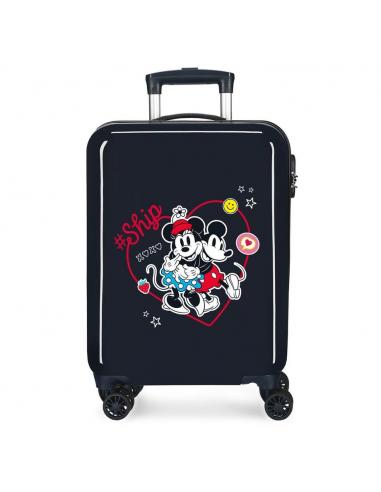 Maleta trolley ABS Ship Always Be Kind Mickey & Minnie Disney 55cm