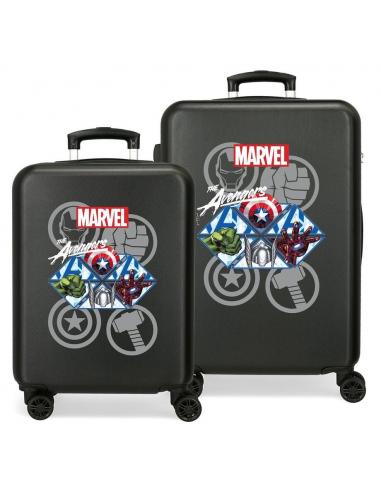 Set 2 Maletas trolley ABS Heroes Los Vengadores Avengers Marvel