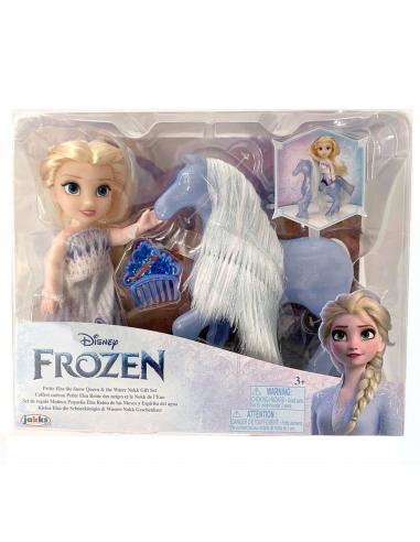 Muñeca Elsa + Nokk Frozen Disney 15cm