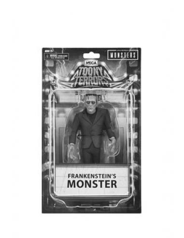 FRANKENSTEINS MONSTER BLACK & WHITE VERSION SCALE ACTION FIGURA 15 CM UNIVERSAL MONSTERS TOONY TERRORS