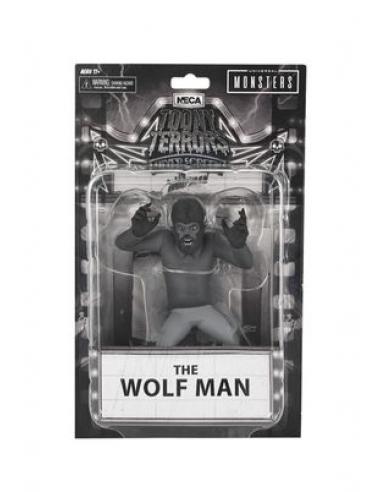 THE WOLF MAN BLACK & WHITE VERSION SCALE ACTION FIGURA 15 CM UNIVERSAL MONSTERS TOONY TERRORS