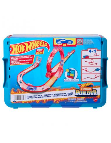 Pista Acrobacias en Llamas Hot Wheels