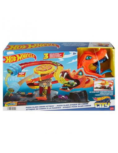 Pista Pizza Slam Ataque de Cobra Hot Wheels