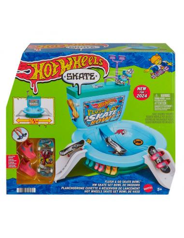 Set Bowl de Inodoro Skate Hot Wheels