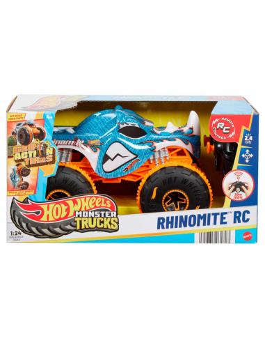 Coche radio control Rhinomite Monster Trucks Hot Wheels