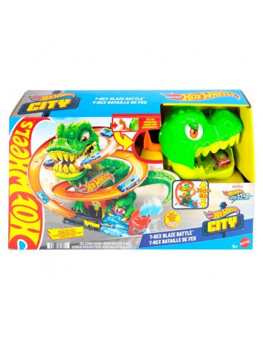 Pista Estacion de Bomberos T-Rex City Hot Wheels