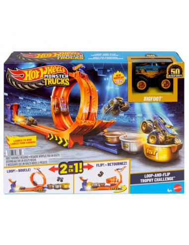 Pista Trofeo del Desafío Bigfoot Monster Trucks Hot Wheels