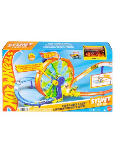 Pista Desafio Turbina de Accion Stunt Tracks Hot Wheels