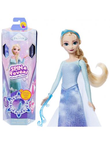 Muñeca Spin And Reveal Elsa Frozen Disney