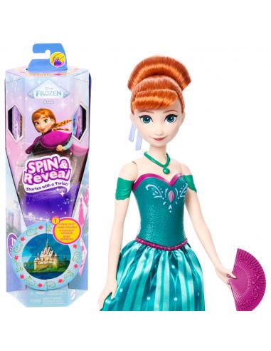 Muñeca Spin And Reveal Anna Frozen Disney