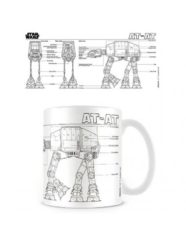 Taza AT-AT Sketch Star Wars