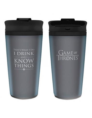 Taza viaje I Drink And I Know Things Juego de Tronos