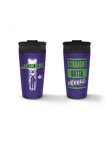 Vaso metalico Joker Arkham DC Comics