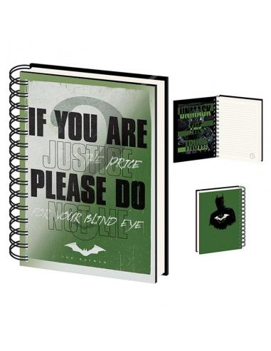 Cuaderno A5 lenticular The Batman Riddler DC Comics