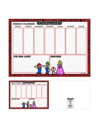 Planificador semanal A4 Super Mario Bros