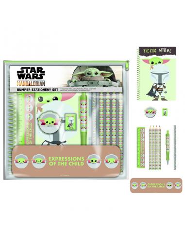 Set papeleria Expressions of The Child Mandalorian Star Wars