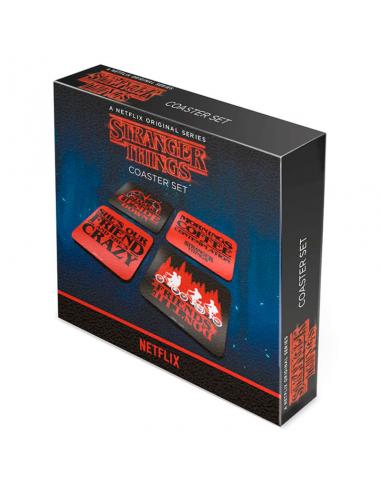Set 4 posavasos Stranger Things