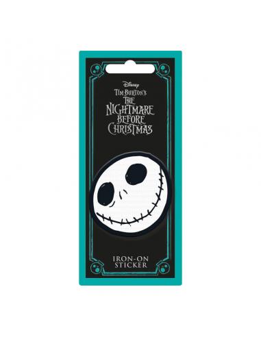 Pegatina de bordado Jack Skellington Pesadilla Antes de Navidad Disney