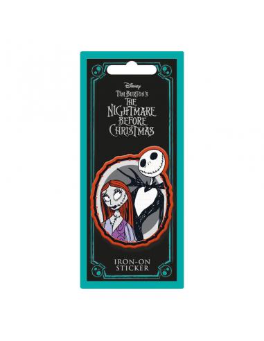 Pegatina de bordado Jack &#38; Sally Pesadilla Antes de Navidad Disney