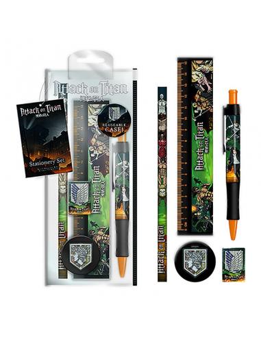 Set papeleria Attack on Titan