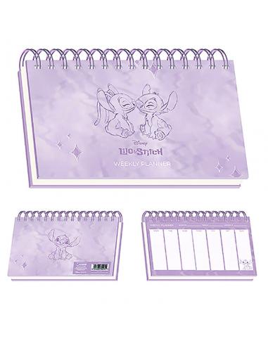 Planificador semanal Stitch Disney