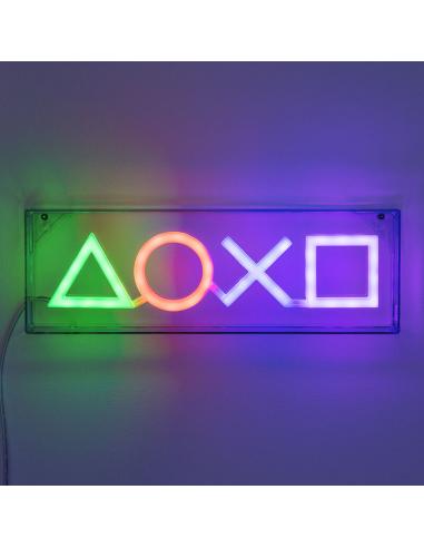 Lampara LED Simbolos PlayStation