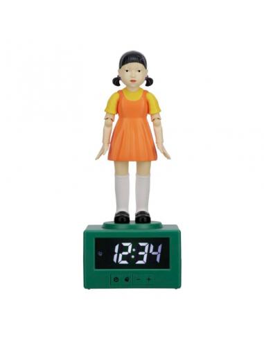 Reloj despertador Young-hee El Juego del Calamar 26cm