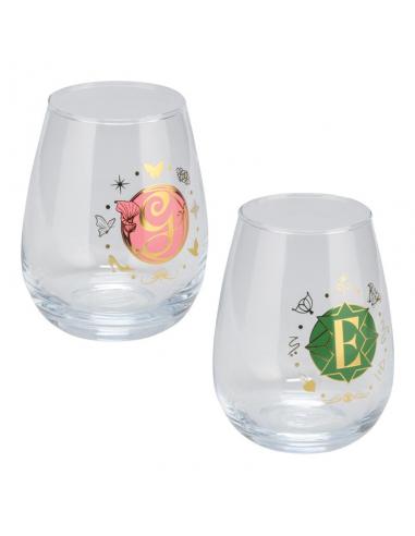 Set de 2 vasos cristal Wicked