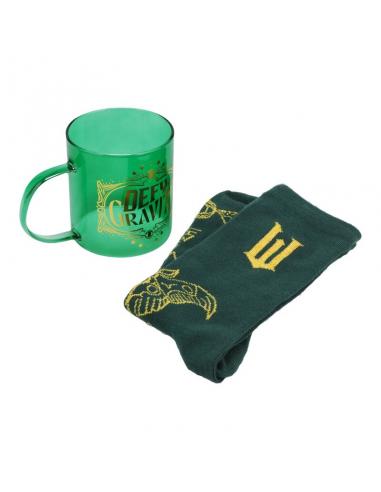 Set Taza cristal + Calcetines Elphaba Wicked