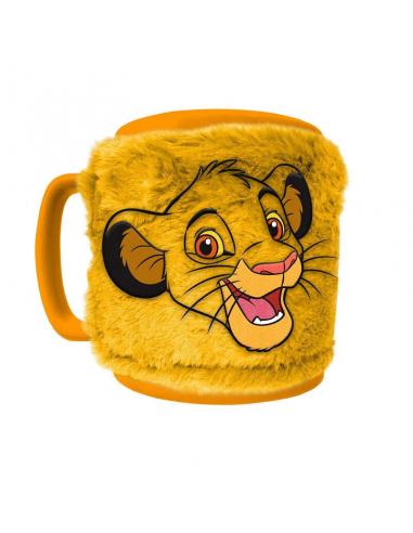 Taza funda de peluche El Rey Leon Disney 440ml