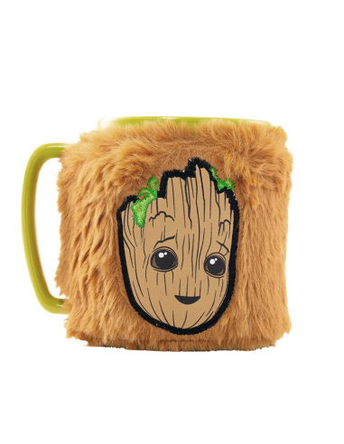 Taza funda de peluche Groot Guardianes de la Galaxia Marvel 440ml