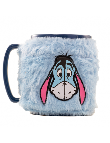 Taza funda de peluche Eeyore Winnie the Pooh Disney 440ml