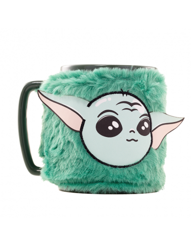 Taza funda de peluche Grogu Mandalorian Star Wars 440ml