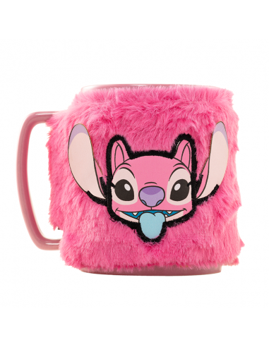 Taza funda de peluche Angel Disney 440ml