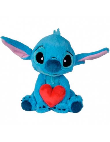 Peluche corazon Stitch Disney 25cm
