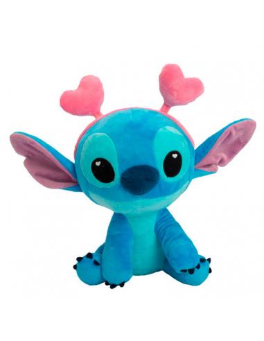 Peluche Stitch Corazones Disney 25cm