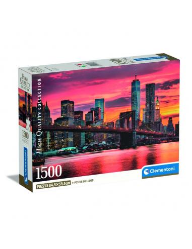 Puzzle East River At Dusk High Quality 1500pzs